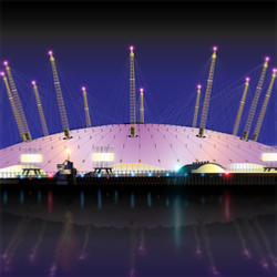 O2 Arena by Night
